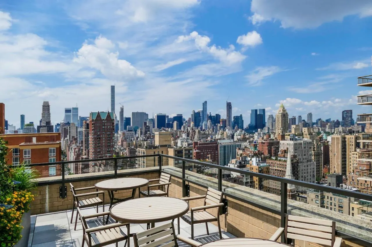 Ues 1Br W Gym Doorman Balcony Stunning Roof Nyc-503 Lägenhet New York 0*,  USA